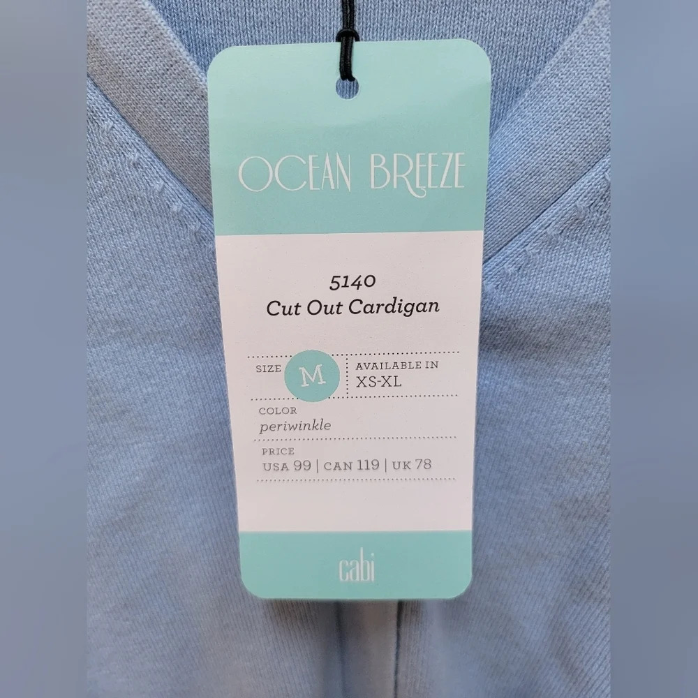 CAbi #5140 Light Blue Cardigan Sweater
No Tag - Picture 3 of 3